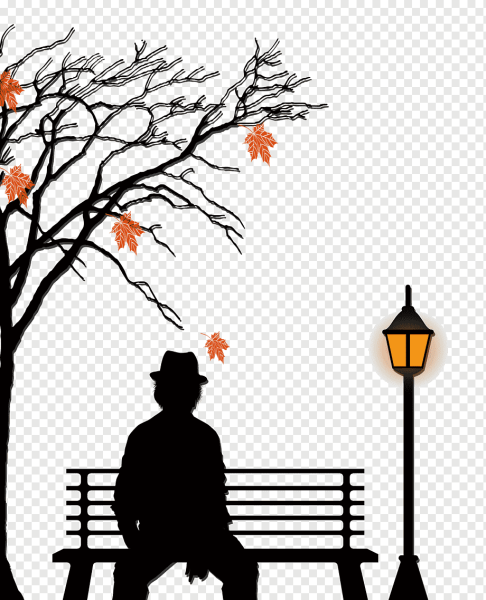 Раскраска осенний лес