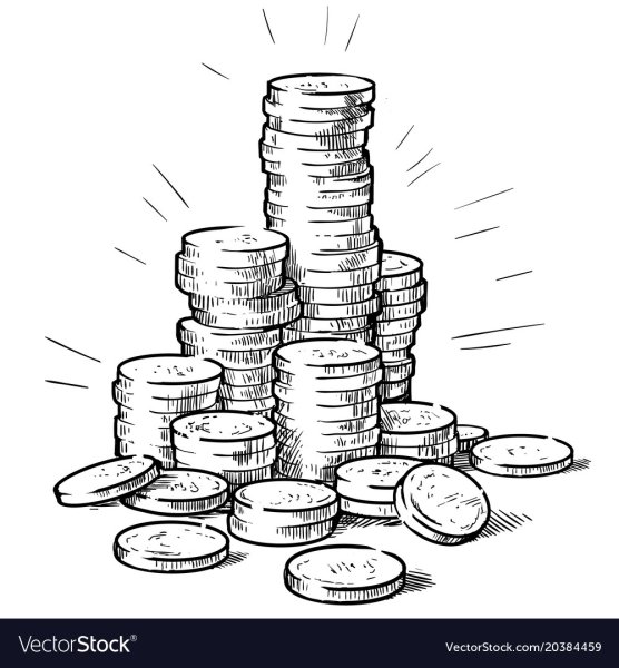 Монеты черно белые