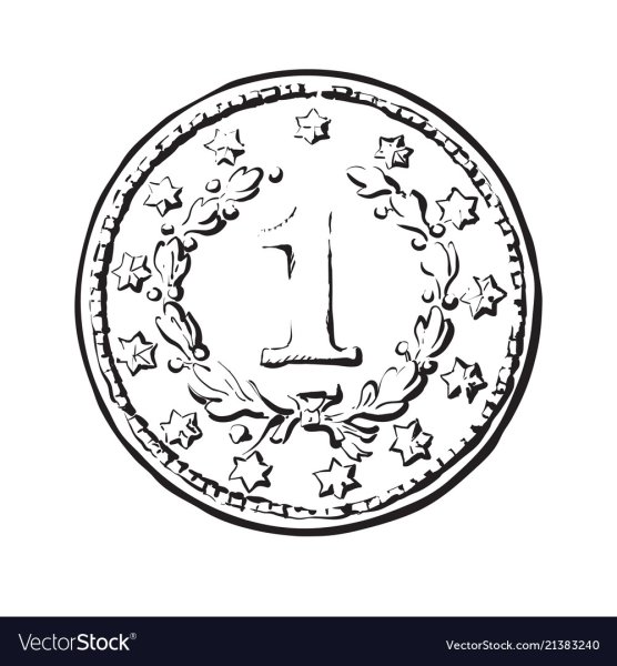 Монеты черно белые