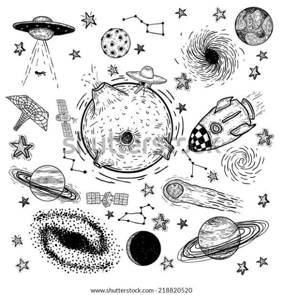 Эскизы связанные с космосом