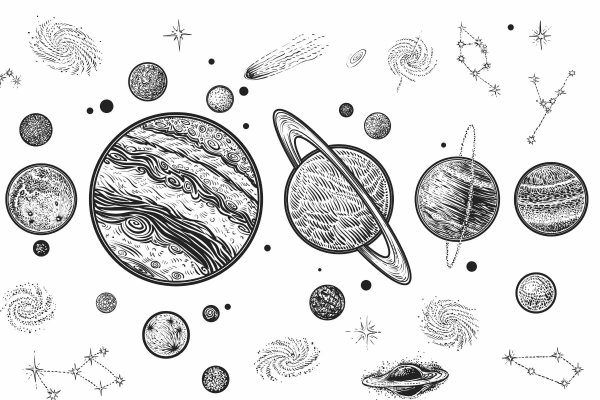 Планеты эскиз