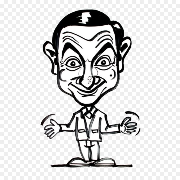 Шарж Мистер Бин