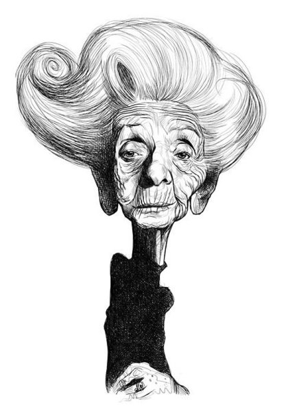 Шарж известных людей карандашом