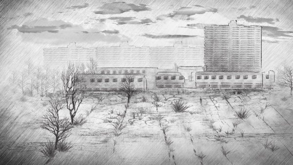 Раскраски Чернобыль зона отчуждения АЭС