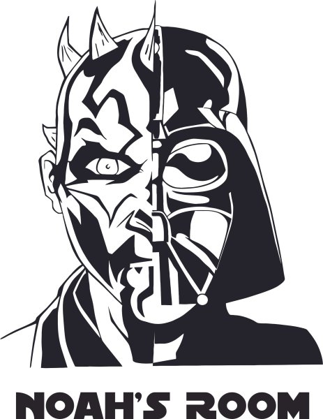 Star Wars вектор Darth Maul