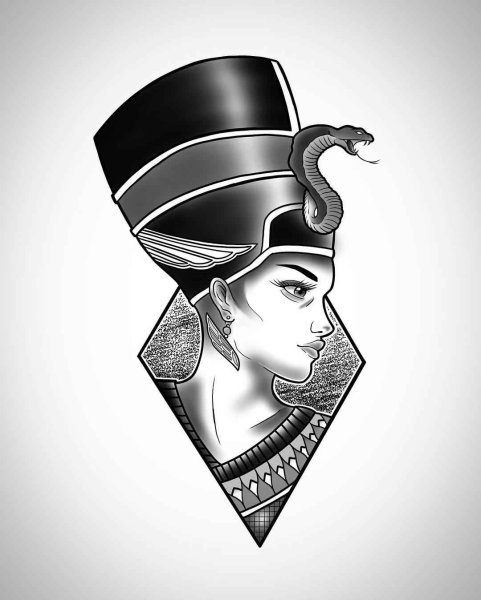 Нефертити тату