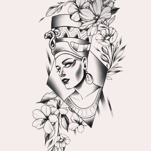 Клеопатра тату эскизы
