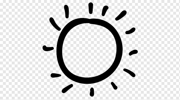 Солнце черно белое