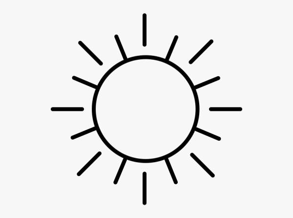 Солнце нарисованное