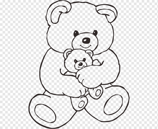 Раскраска "мишки"