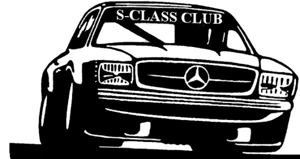 Наклейка Мерседес мафия сзади