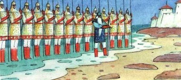 33 Богатыря раскраска