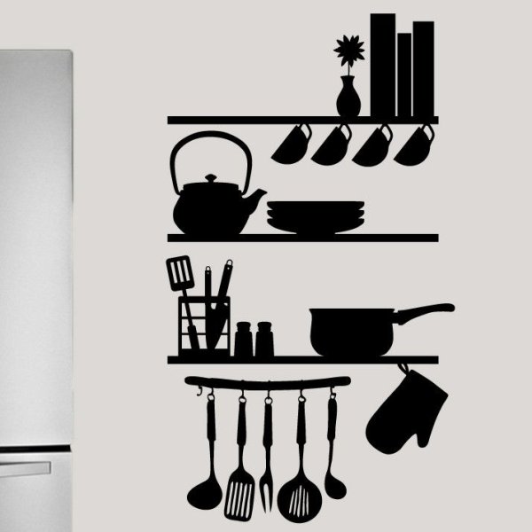 Трафареты для кухни на стену