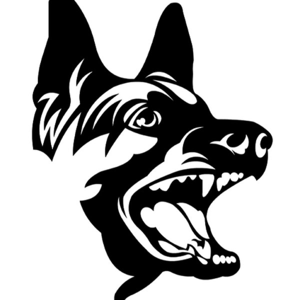 Логотип собака малинуа