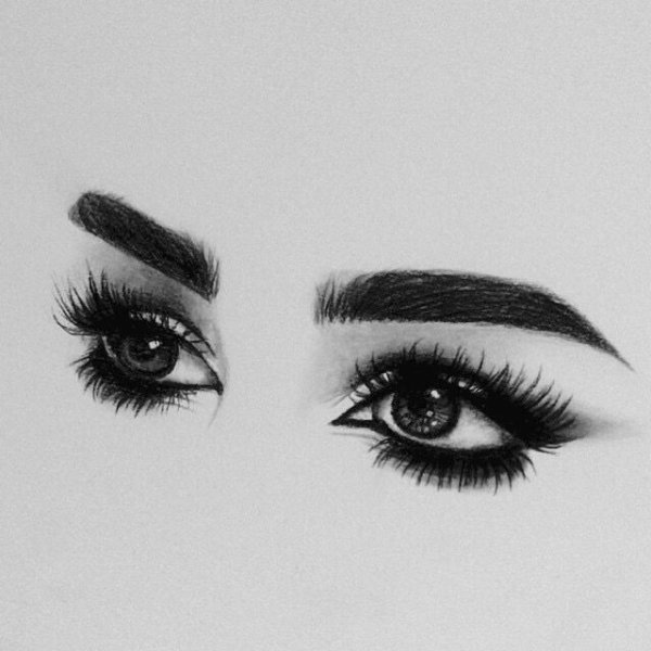 Брови рисунок