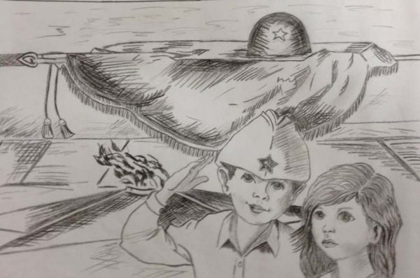 Блокада Ленинграда рисунки
