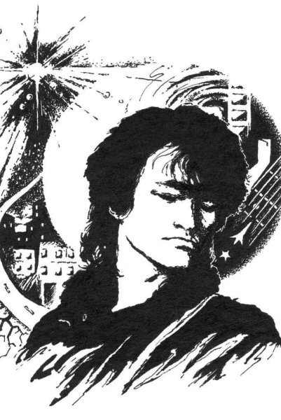 Виктор Цой арт в профиль