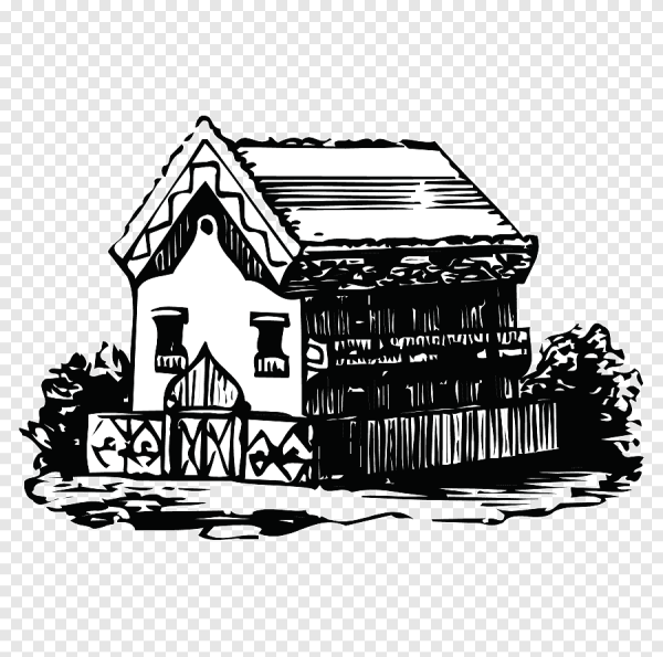 Домик для раскрашивания