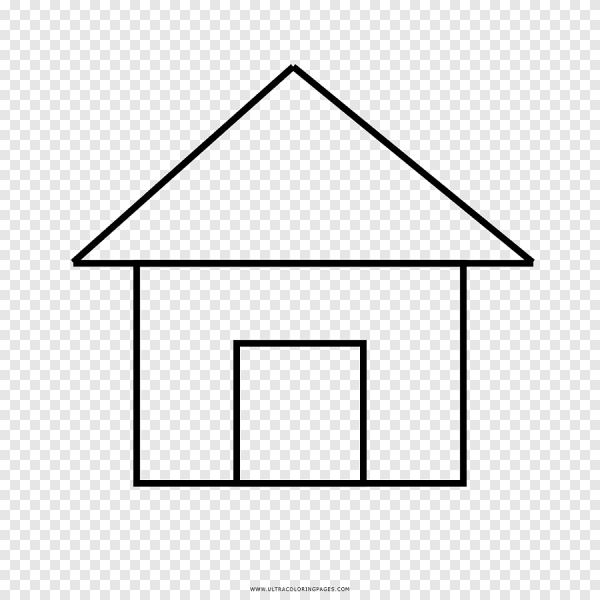 Домик контур