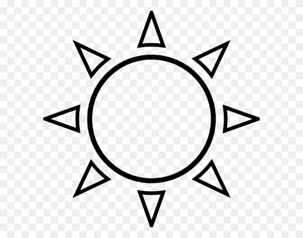 Солнце рисунок маленький