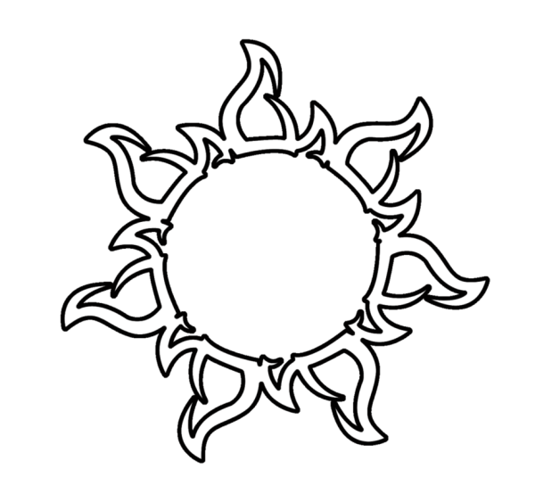 Солнце рисунок