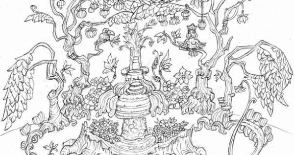 У Лукоморья дуб зеленый раскраска