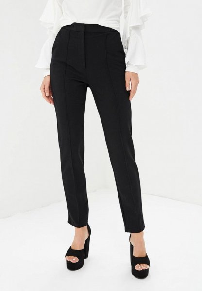 Брюки черные