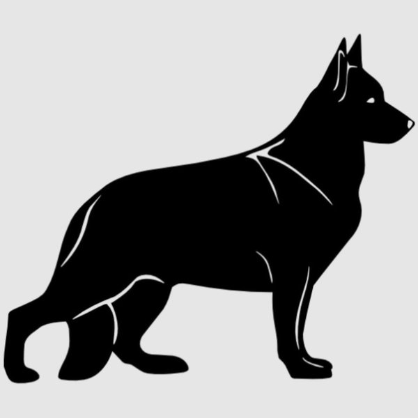 Тату овчарка ВЕО