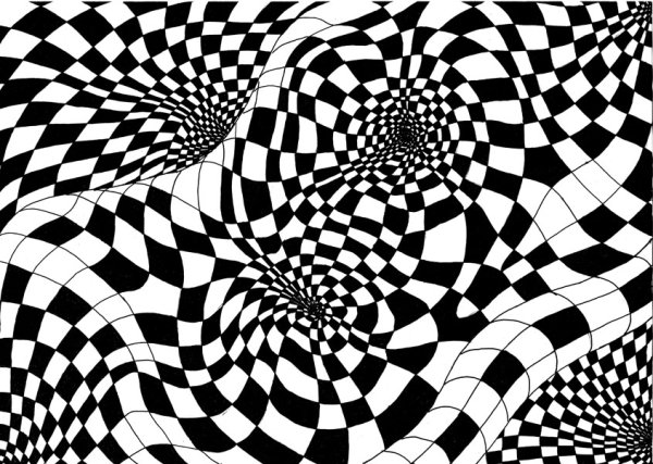 Черно белые картинки абстракция