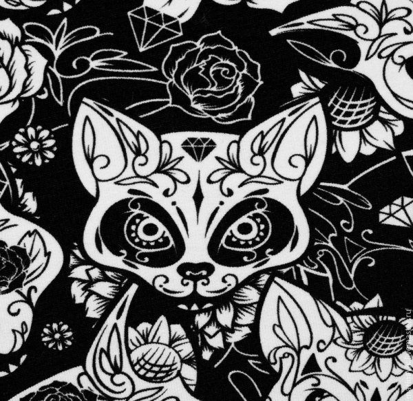 Ткань черно белый рисунок