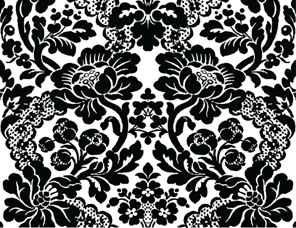 Хохлома черно белая