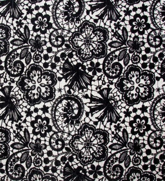 Цветочный узор кружева