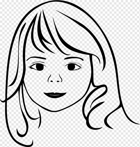 Лицо раскраска для детей