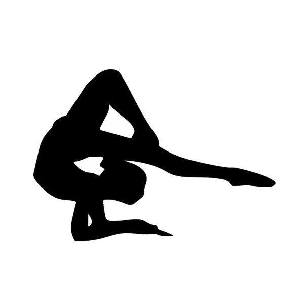 Силуэт гимнастки