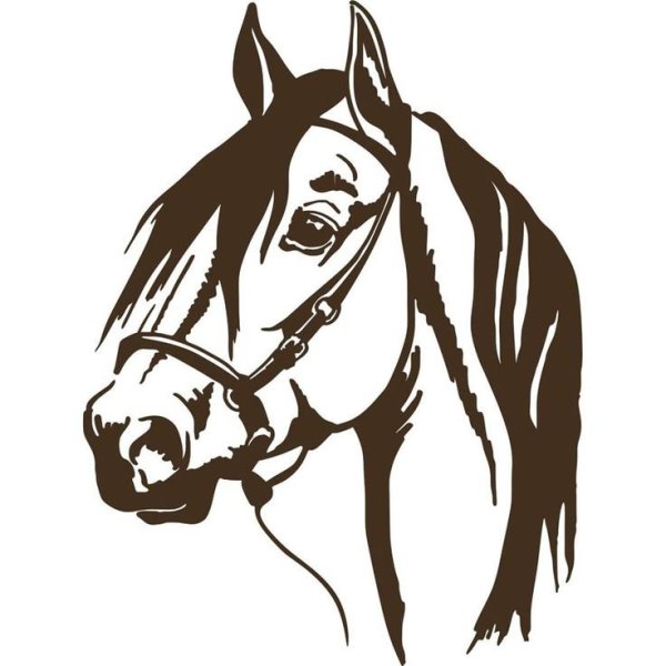 Векторное изображение лошади