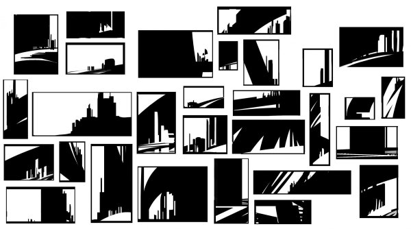 Композиция город динамика