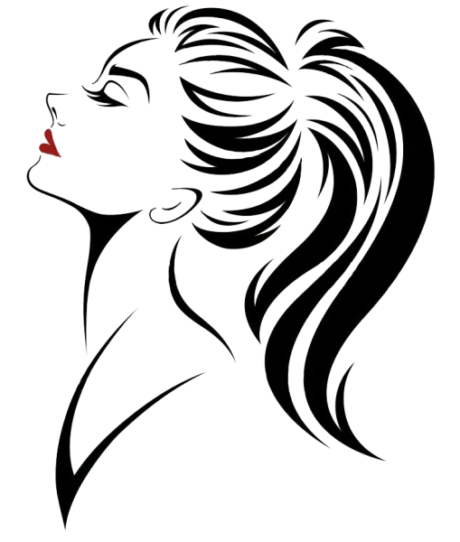 Силуэт лица девушки