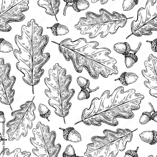 Дубовый лист стилизация