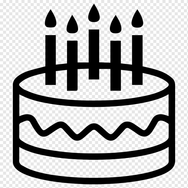 Значок праздничного торта