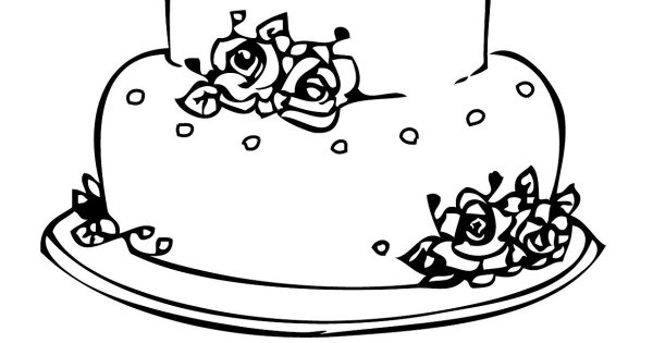 Тортик. Раскраска