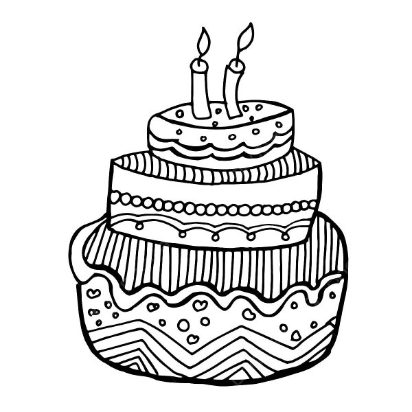 День рождения ИА раскраска