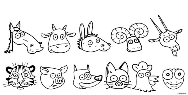 Раскраска «синий трактор»