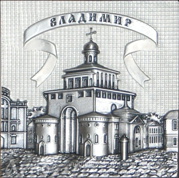 Рисунок золотых ворот во Владимире