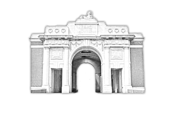 Тарские ворота трафарет