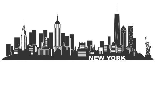 Нью Йорк очертания