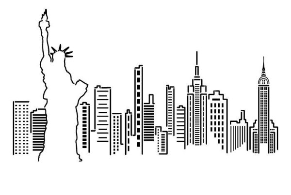 Силуэт Нью Йорка