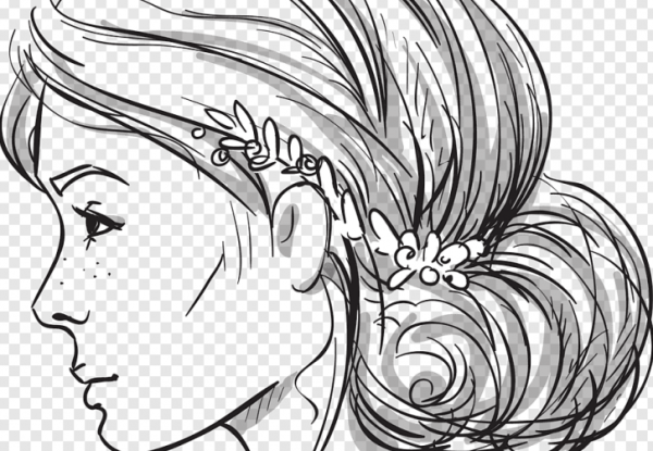 Прически карандашом