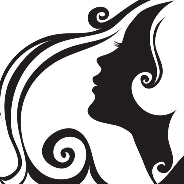 Силуэт женского лица