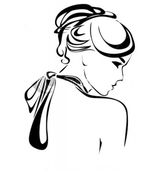 Стилизованное изображение головы