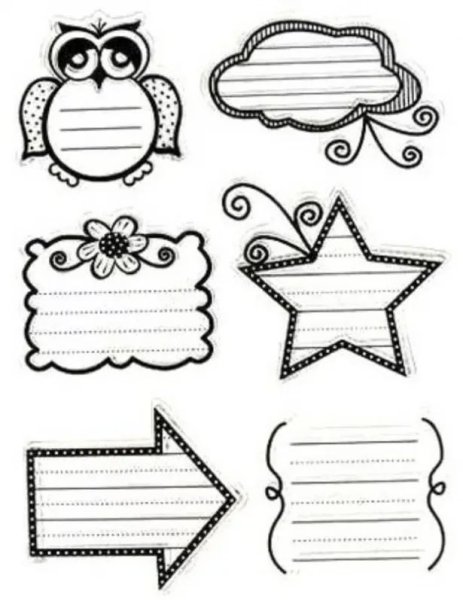 Для ежедневника чб